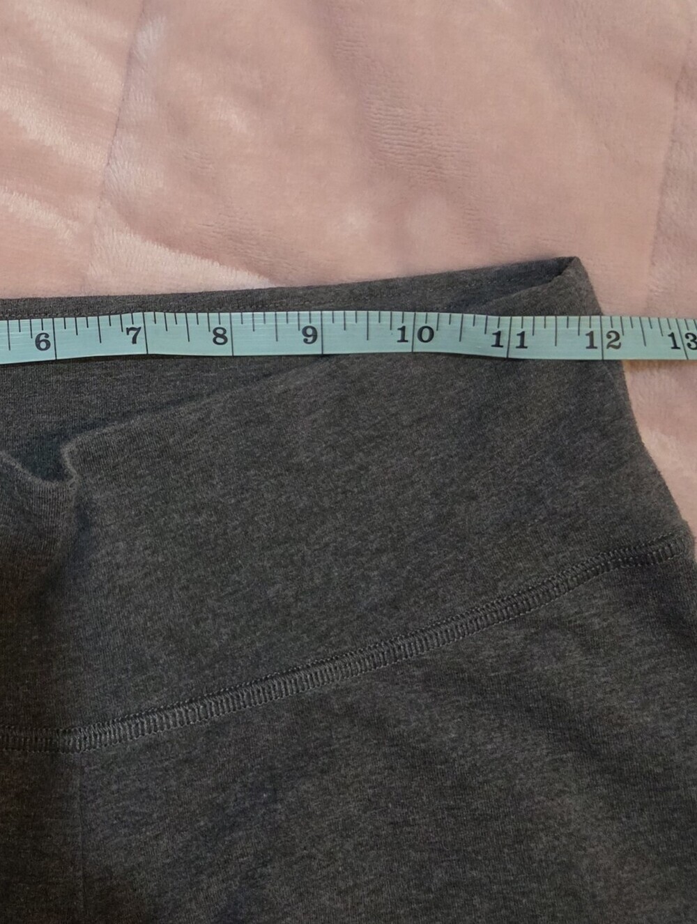 Aerie High Waisted Gray Casual Athletic Workout Skinny Leggings Medium Short - Picture 6 of 8